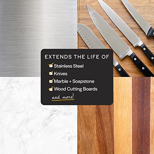 Thirteen Chefs Mineral Oil 8 oz Food Grade Conditioner for Cutting Boards & Kitchen Surfaces