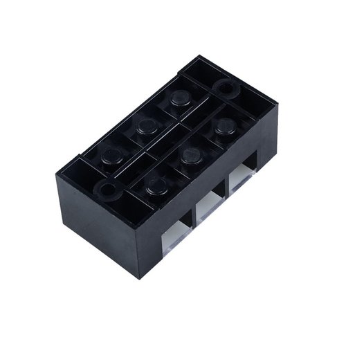 OFWAX TBC-6003 60A 3P 6 Screws Connector Terminal Block Board Wire Wiring Connectors Fixed Terminals Pin Line 3 Poles 0.5-6mm2
