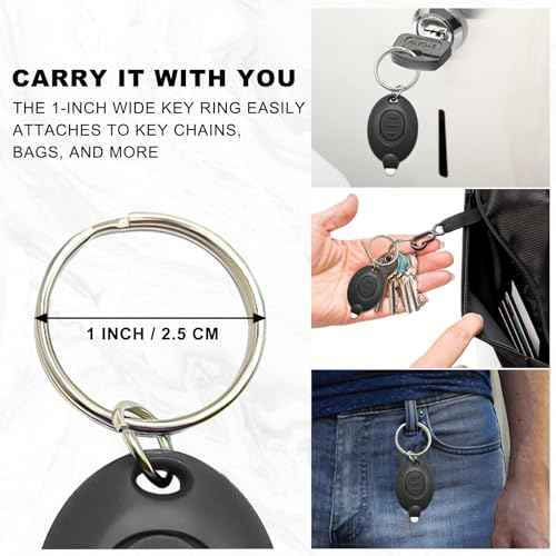 Mini LED Keychain Flashlights, Ultra Bright Keychain Flashlight Bulk, Compact and Lightweight Micro Torch, Emergency and Outdoor Pocket Flashlight, Multicolor Shell (8PCS)