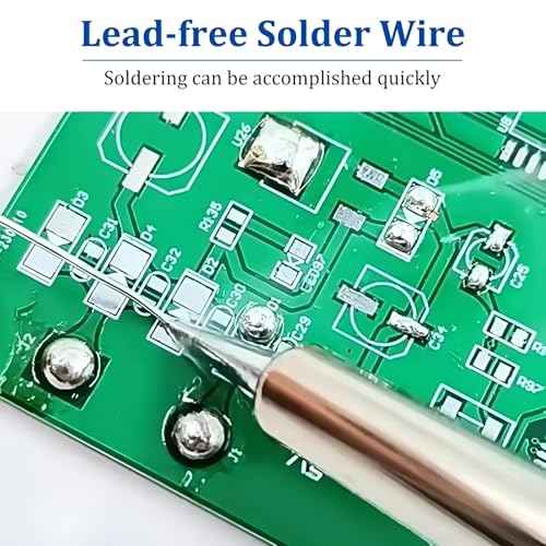 2Pcs 60/40 Solder Wire,0.8mm/0.032" Dia Diameter Rosin Core Solder for Electrical Soldering, Circuit boards, DIY, Welding Work, Repair(Net 17g)