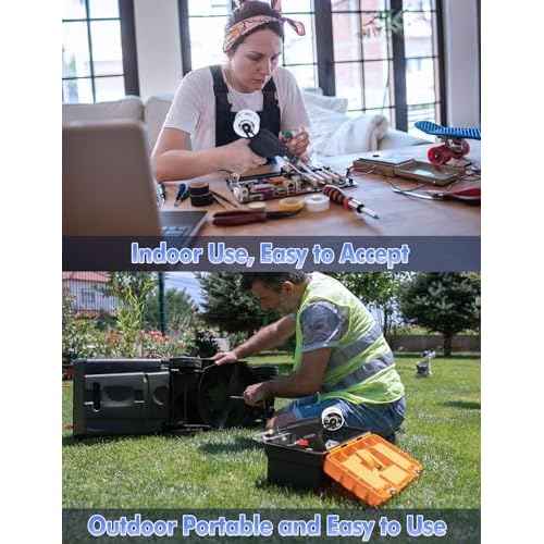 Soldering Iron Kit Electric Solder Guns Set 80W Precision Electronics Tools for Jewelry Making, Stained Glass, PCB Wire Repair, Adjustable 500-896¡ÆF, One-Handheld Automatic Send Tin Feed