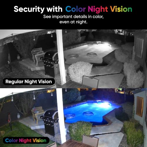 WYZE Cam v4 2.5K AI Security Camera White 1 Pack Indoor/Outdoor Night Vision
