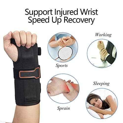 Wrist Brace Carpal Tunnel Relief, Wrist Splint Night Support, Wrist Support for Arthritis, Tendonitis, Right Hand, Medium