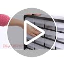 Amazon Basics 24-Drawer Plastic Organizer with Dividers – Wall Mount/Desktop