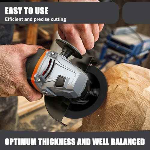 5Pack 4.5-Inch Glass Cutting Disc, Diamond Blade for Angle Grinder, Ultra-Thin Diamond Blade Cutting Disc for Grinding Glass, Jade, Crystal, Wine Bottles, Tile, Compatible Dry & Wet