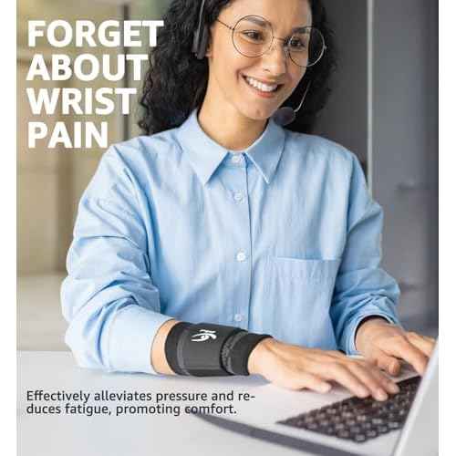 HiRui Wrist Brace/Wraps Wrist Compression Strap and Support for Work Fitness Weightlifting Sprains Tendonitis, Carpal Tunnel Arthritis, Pain Relief, Adjustable Wristbands 2 PACK (Black, M)