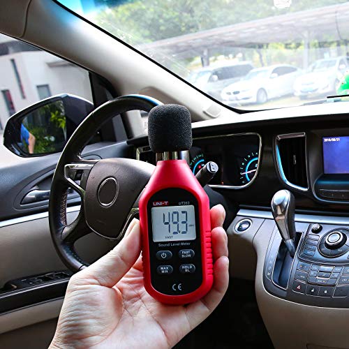 UNI-T UT353 Digital Sound Level Meter 30-130 dB with Hold Fast/Slow LCD Backlight