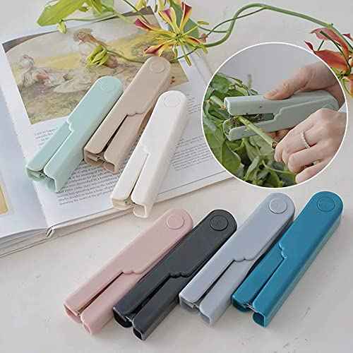 TEONEI Rose Thorn Stripper Tool,Rose Thorn Remover,Leaf Thorn Stripper Tool,Flower Stem Cutter(Pink)