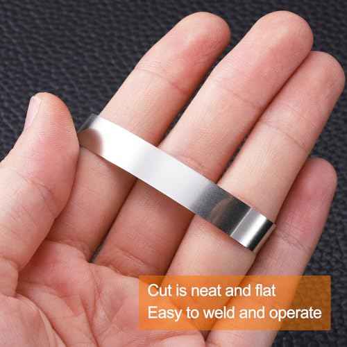 HARFINGTON Nickel Strip 0.1mm x 8mm (32.8ft / Roll) Nickel Plated Steel Strips for Lithium Battery Packs Car Nickel Tap for Cell Battery Pack Spot Welding and Soldering, Silver Tone