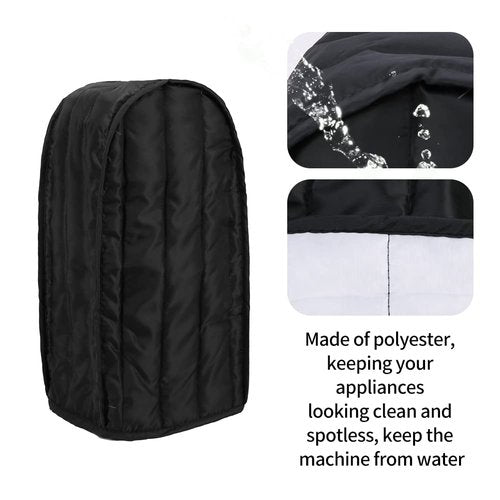 Tookie Black Anti Fingerprint Polyester Dust Cover for Blender, 15.6in x 7.1in x 5.6in