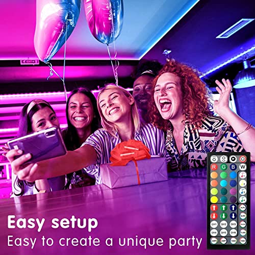 Tenmiro RGB 100FT Led Strip Lights for Bedroom Music Sync & App Control