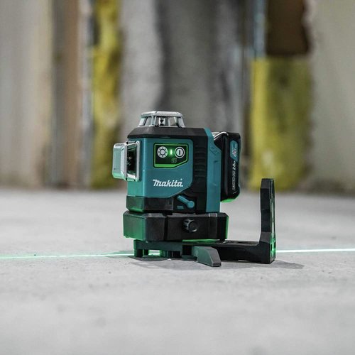 Makita SK700GDNAJ 12V max CXT® Lithium-Ion Cordless Self-Leveling 360° 3-Plane Green Laser Kit (2.0Ah), Class II, 510-530 nm, <2 mW