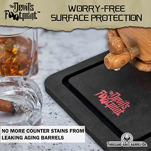Thousand Oaks Barrel Mat for 1-5 L Whiskey Barrels – Waterproof Spill Protector