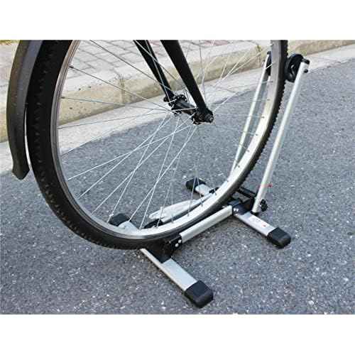 MaxxHaul Foldable Floor Bike Stand Fits 20"-29" Sports Bicycles