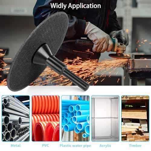 10pcs Cut-Off Wheels 3" x 3/64" x 3/8" Arbor for Die Grinder, Aggressive Cutting Wheel for Metal Stainless Steel, Cutter Disc