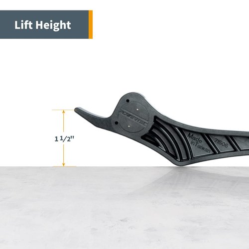 POWERTEC Door Lifter, Foot Operated Drywall, Panel Lifter, Drywall Lifter for Fitting Doors, Plasterboard, Easily Attache Door on Hinges for Carpenter (71506)
