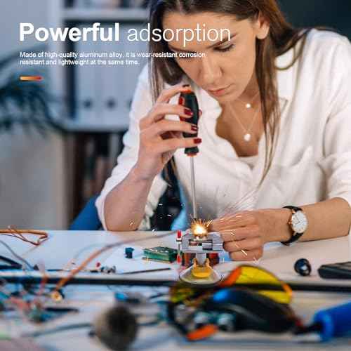 Mini Bench Vise Clamp - 360¡Æ Swivel Base, Portable Aluminum Alloy Table Vise for Jewelry Making, Watch Repair, DIY Crafts, Soldering, and Small Projects (3.54x2.95x2.95 in, Silver)