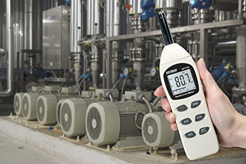 Extech 407730 Digital Sound Level Meter, 40–130 dB, A/C Weighting (Variation: Digital Sound Level Meter)