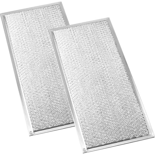 13x6 Microwave Grease Filter for Kitchenaid/Whirlpool W10208631A (2 Pack)