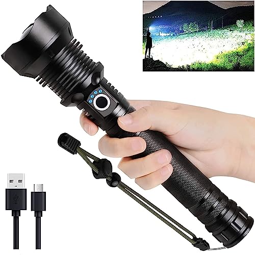 Lylting Rechargeable LED Flashlight 99,000 Lumens Waterproof Handheld Camping Light