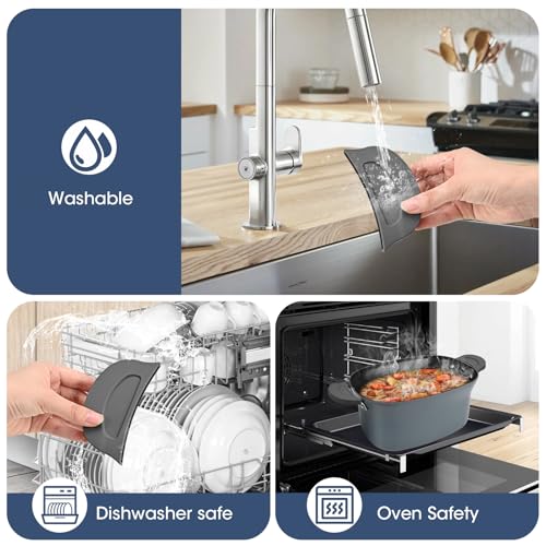 Ninja Slow Cooker Silicone Handle Cover Sleeve - Heat-Resistant 500°F