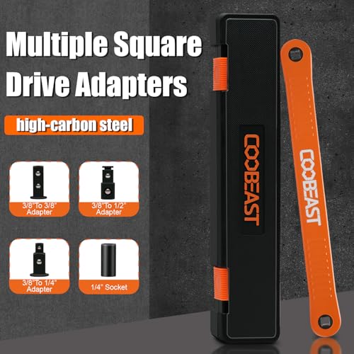 Orange 13.4 Inch Offset Impact Wrench Extension Socket Wrench Tool
