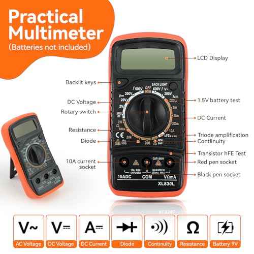 Soldering Iron Kit,90W LED Digital Solder Iron Soldering Gun kit,Adjustable Temperature(180¡ÆC-480¡ÆC),19-in-1 Welding Tool Including Desoldering Pump, Multimeter, 5 Solder Tips,Helping Hands