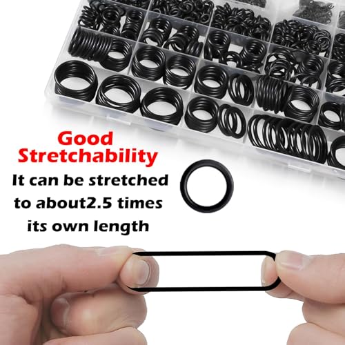 ZDBB 1010Pcs Rubber O Rings Kit - Universal Seal Assortment for Plumbing & Automotive, Variation 1010