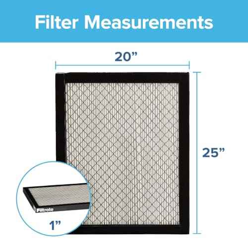 Filtrete 20x25x1 Air Filter, MPR 2800, MERV 14, Healthy Living Ultrafine Particle Reduction 3-Month Pleated 1-Inch Air Filters, 2 Filters