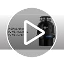 InSinkErator 0.75HP Power Series Garbage Disposal - Continuous Feed, Black, EZ Connect, 3/4 HP