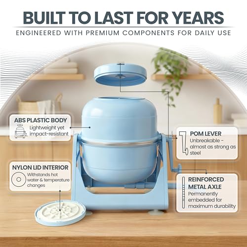 Blue WonderWash Portable Manual Washing Machine for Apartments & Tiny Spaces