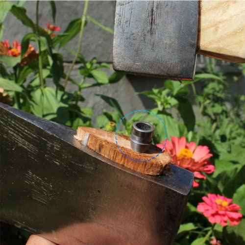 20 Pcs Safety Round Handle Wedges Axe Hand Metal Wedge Hammer Handle Steel Wedge Mauls Handle Wedge Kit for Axe Claw Hammer Sledge (0.31/0.39/0.47/0.55 Inch)