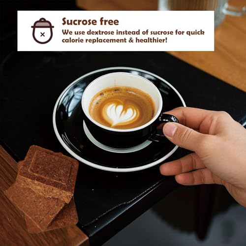 RLYSSYLR 2 Pack Emergency Food Ration Bars 8-Day Long Shelf Life, Sugar-Free Mocha Flavor