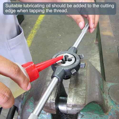 uxcell Round Threading Dies, Metric M2 x 0.4 Thread (Right Hand), High Speed Steel (HSS) Screw Cutting Die Repair Tool