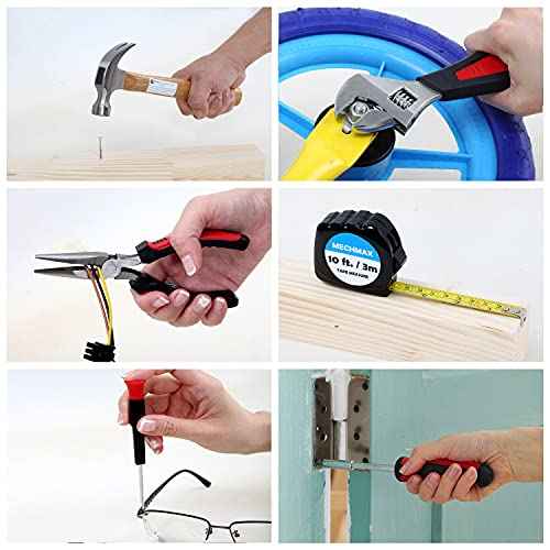 149 Piece Tool Kit, General Home/Auto Repair Tool Set with Toolbox Storage Case for Homeowner, Apartment, Office, Mechanic, Men, Car, and as A Gift