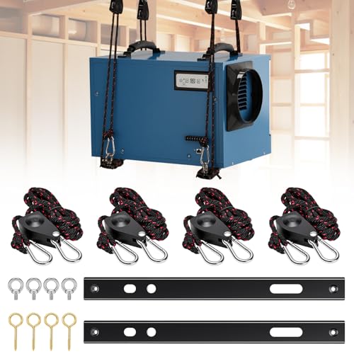 Heavy-Duty Dehumidifier Hanging Kit with 300 lb Load Capacity for Crawl Space & Basement