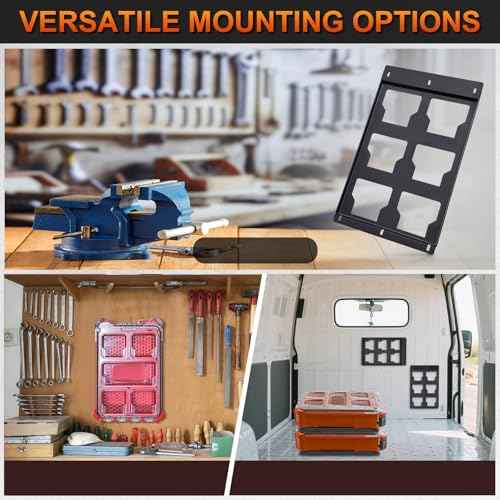 Packout Plate Compatible for milwaukee,Packout Quick Connect Compatible for milwaukee,Two Black Half Plate