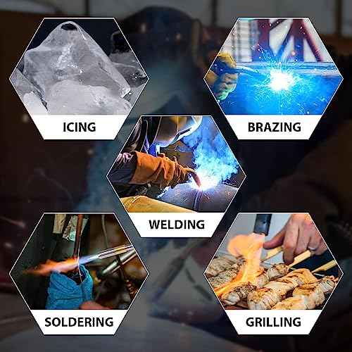 High Intensity Propane Torch Head, Trigger Start Gas Torch, Map Gas Torch Kit for Propane, MAPP and MAP/PRO£¬Solding, Welding, Brazing, Barbecue, Blow Torch£¨CSA Certified)