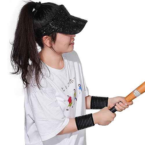 Rbenxia 4 Pieces of Black Elastic Ankle Compression Bandage Adjustable Ankle Strap Heel Brace Wraps Breathable Ankle Band for Stabilising Ligament, Joint Pain, Sport (70 cm)