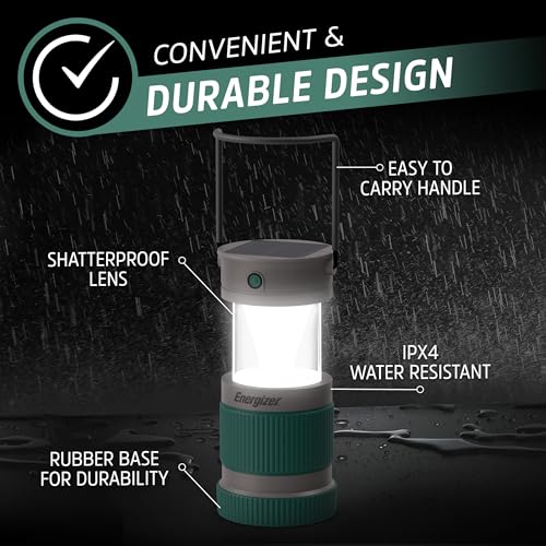 Energizer S-500 Hybrid Power LED Camping & Outdoor Solar Lantern - 1 Pack, 500 Lumens