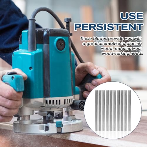 10 Pcs 3-1/4" Planer Blades Replacement Part Compatible with Makita Bosch DeWalt Black Decker Ryobi and Most Hand-held Portable Planers, Carbide Knives Gift for Craftsman, Carpenter