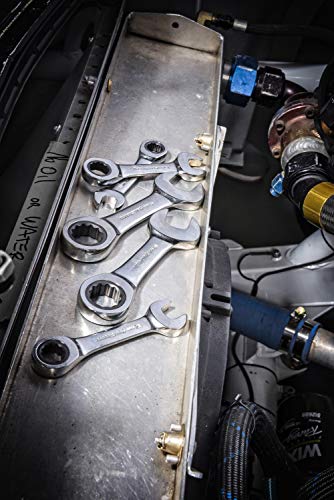 GEARWRENCH 34 Pc. Standard & Stubby Ratcheting Wrench Set, SAE & Metric - 85034