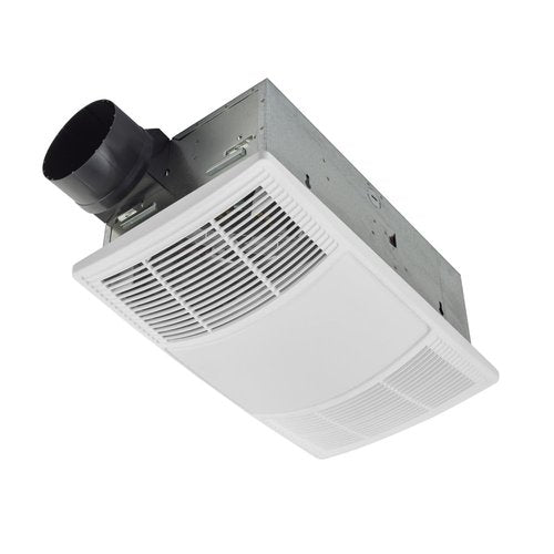 Broan-NuTone BHFLED80 PowerHeat Bathroom Exhaust Fan, Heater, and LED Light Combination, 80 CFM