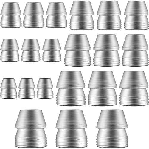 21 Pcs Safety Round Axe Handle Wedges Hammer Splitting Axe Wedge Hand Metal Round Steel for Claw Hammer Sledge, Mauls Handle Kit (0.31/ 0.39/ 0.43/ 0.51/0.63/0.71/ 0.75 Inch)