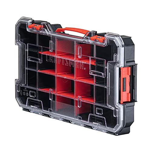Craftsman Versastack 20-Compartment Parts Organizer with Secure Latch, 17.16 x 9.75 x 2.73 in