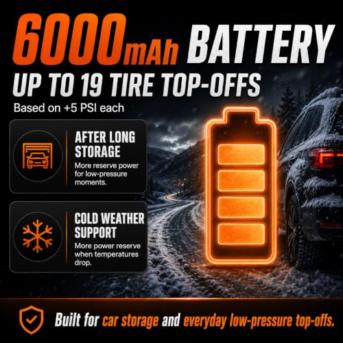 Portable Car Tire Inflator Air Compressor 150 PSI with Digital Gauge