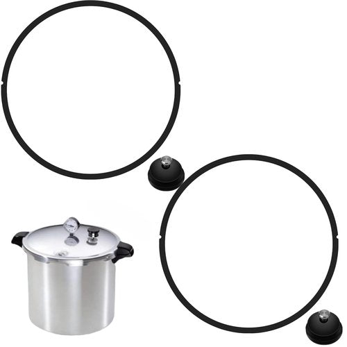 09907 Pressure Canner Sealing Ring 1075 Overpressure Plug (2Pack) Suitable For Presto Pressure Cooker CA16 CA16H And 21