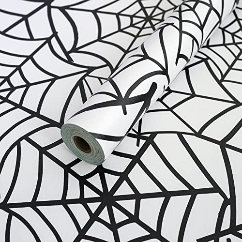 Wall Paper Sticker Pull and Stick Nuwallpaper Wallpaper Peel and Stick Modern Contact Paper Removable Decorative Boho Temporary Waterproof Geometric Self Adhesive Wallpaper17.7IN x 78.7IN
