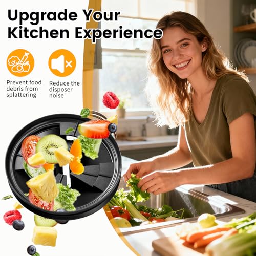 Garbage Disposal Splash Guard 3 3/8" Compatible with InSinkErator Evolution – 2Pcs