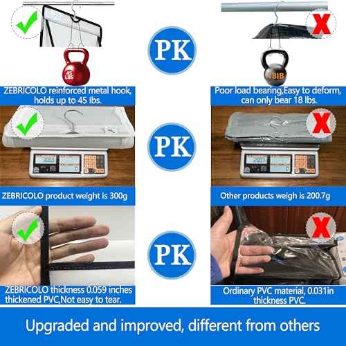 purse organizer, 2Pack, purse organizer for closet,NEW improved Larger, purse storage, Heavy Duty Hooks,handbag organizer, Space-Saving Design, closet organizer, Visibility, White/Black